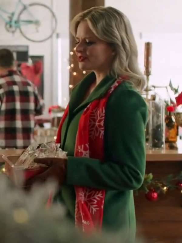 Snowy with a Chance of Christmas Gwen Marley Green Coat