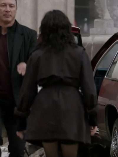 Sofia Falcone The Penguin S01 Black Cotton Coat
