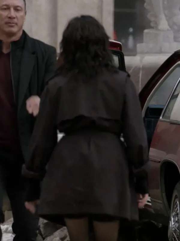 Sofia Falcone The Penguin S01 Black Cotton Coat