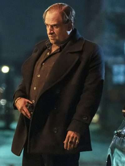 The Penguin S01 Colin Farrell Black Coat