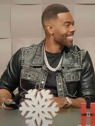 Mario Style Me for Christmas 2024 Studded Leather Jacket