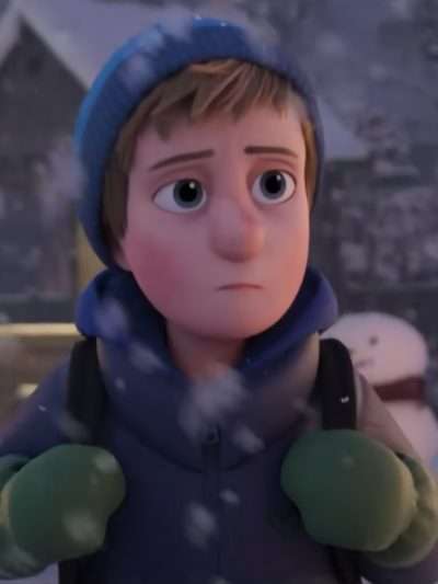 Danny Williams That Christmas 2024 Grey Puffer Jacket
