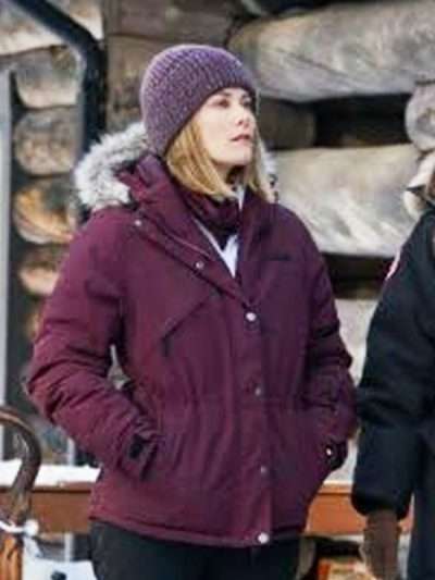 Kim Matula The Finnish Line 2024 Purple Hooded Jacket