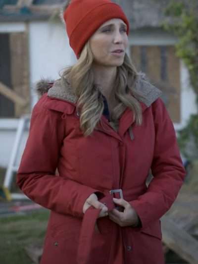 Fiona Gubelmann Tis the Season to Be Irish Red Jacket