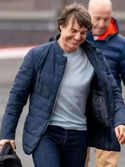 Mission Impossible The Final Reckoning Tom Cruise Blue Jacket