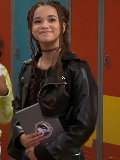Billie Wizards Beyond Waverly Place Black Leather Jacket