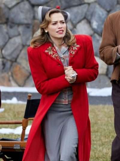 Bethany Joy Lenz A Biltmore Christmas Red Coat