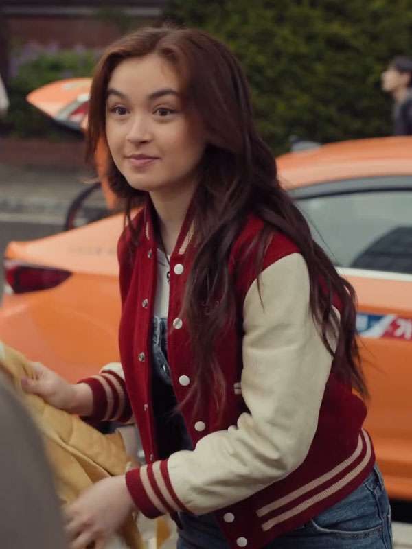 Anna Cathcart XO Kitty Varsity Bomber Jacket