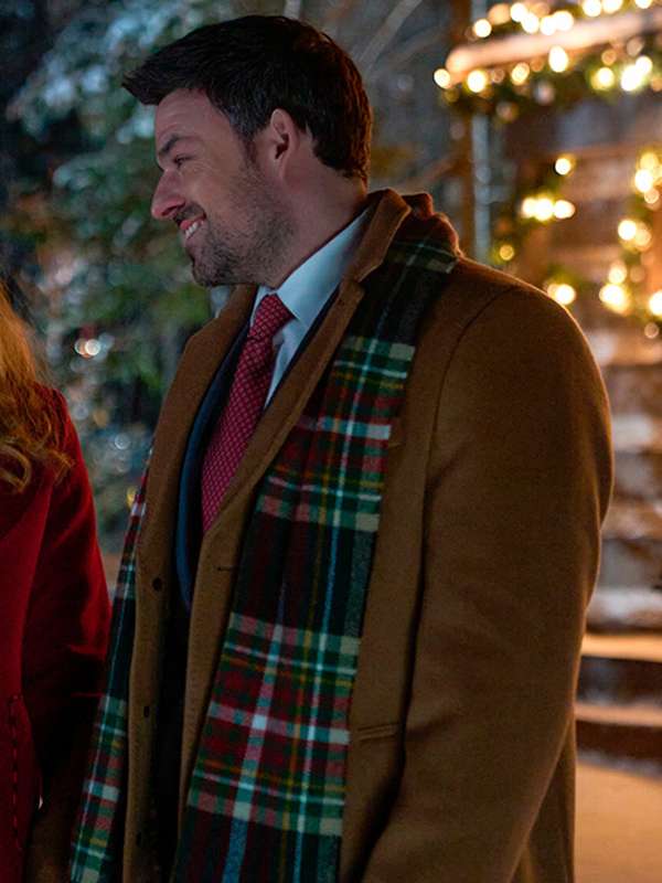 Christmas Under the Northern Lights Jesse Hutch Brown Coat
