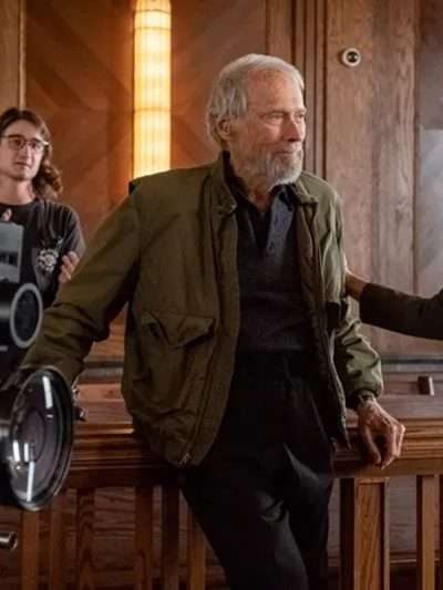 Clint Eastwood Juror #2 2024 Bomber Jacket