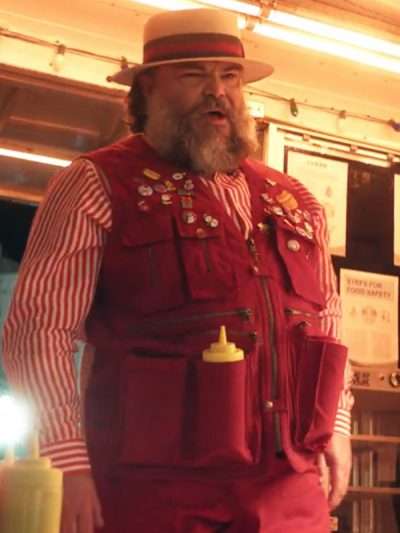 Jack Black Dear Santa 2024 Red Cotton Vest