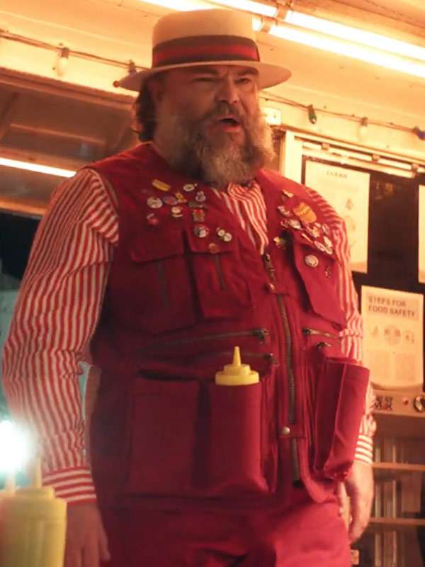 Jack Black Dear Santa 2024 Red Cotton Vest