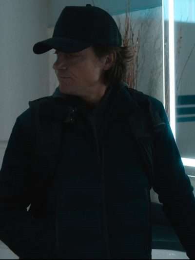Jason Bateman Carry On 2024 Black Puffer Jacket