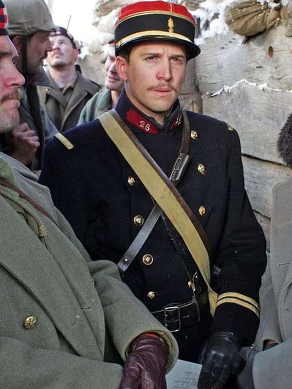 Guillaume Canet Joyeux Noel Black Trench Coat