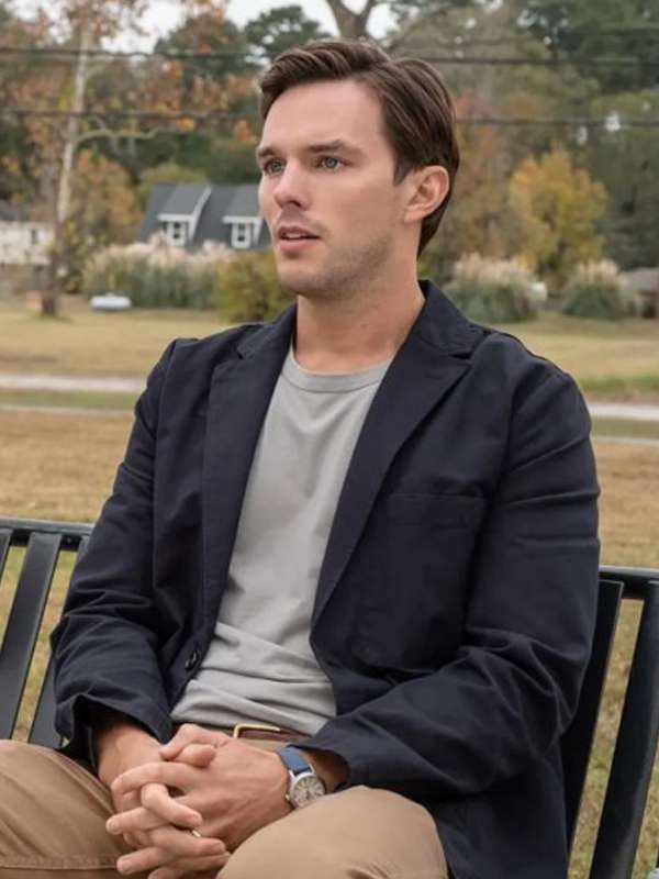 Nicholas Hoult Juror #2 2024 Black Blazer