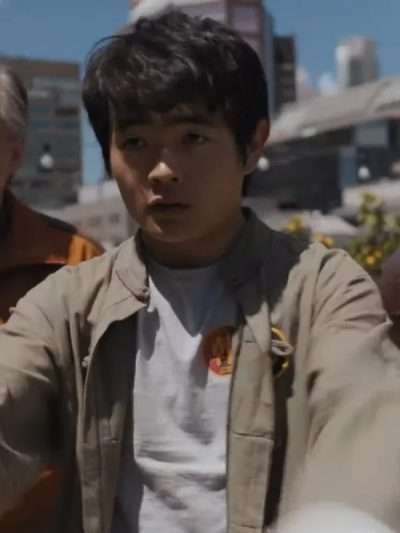 Ben Wang Karate Kid Legends Grey Cotton Jacket