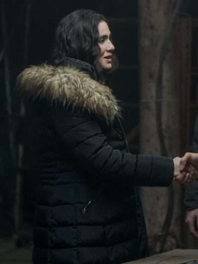 Arienne Mandi The Night Agent 2024 Black Puffer Jacket