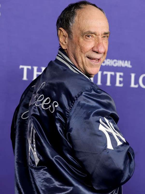 F. Murray Abraham The White Lotus S02 Blue Varsity Bomber Jacket