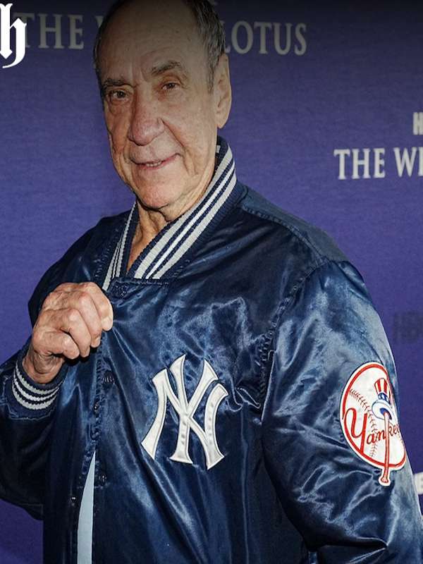 F. Murray Abraham The White Lotus Blue Varsity Jacket
