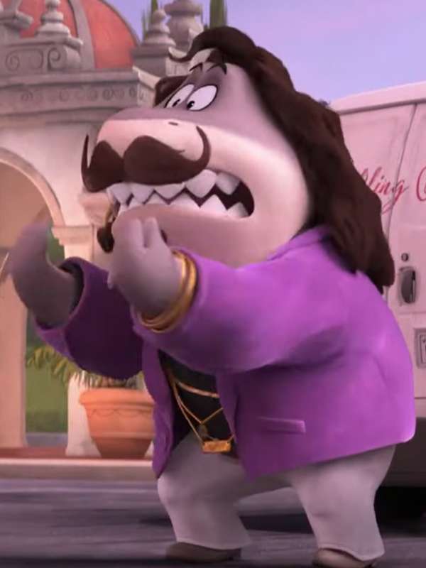 Mr. Shark The Bad Guys 2 Movie Purple Blazer