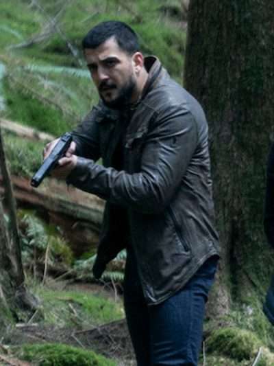 The Night Agent S01 Phoenix Raei Black Leather Jacket