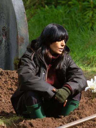 The Traitors UK 2024 Claudia Winkleman Black Hooded Jacket