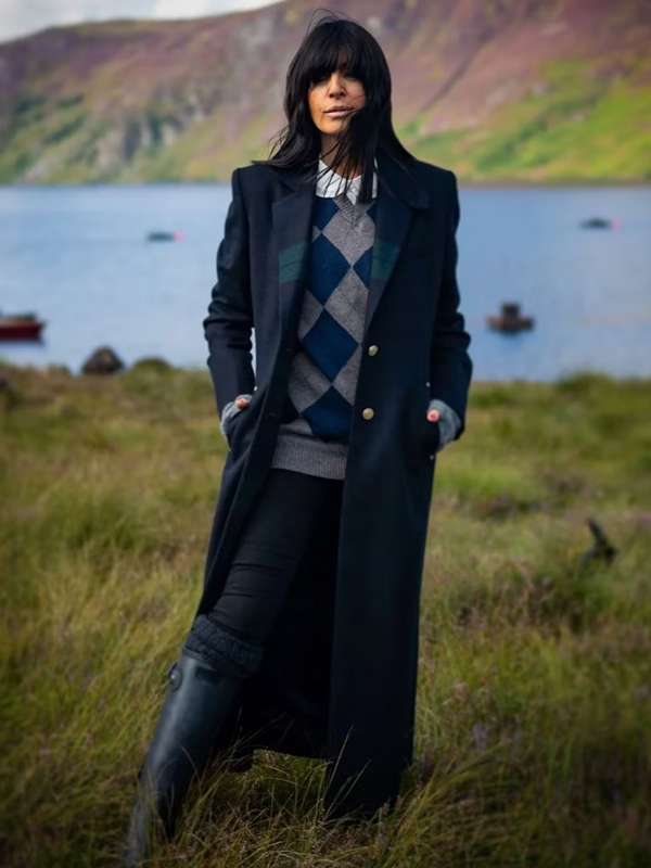 Claudia Winkleman The Traitors UK S02 Blue Coat