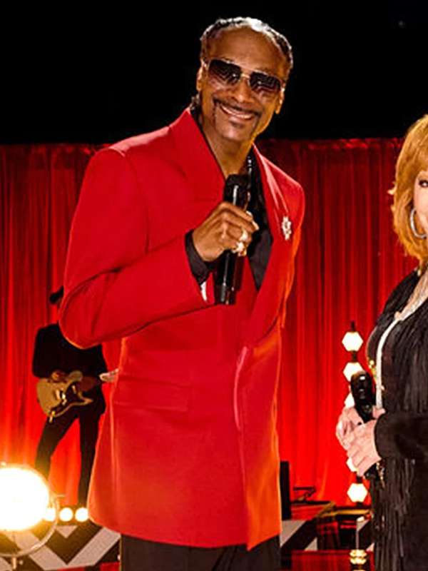 TV Show The Voice S26 Snoop Dogg Red Blazer