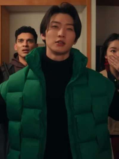 Sang Heon Lee XO Kitty S02 Green Puffer Vest