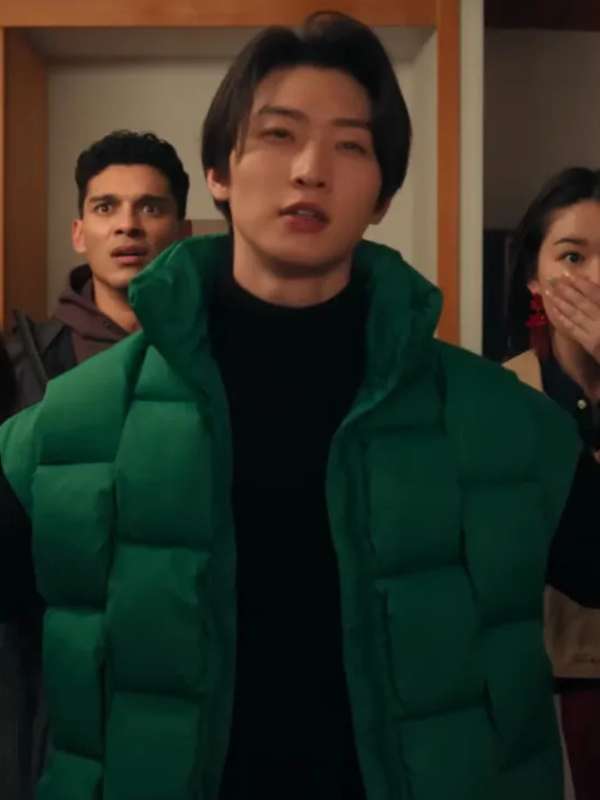 Sang Heon Lee XO Kitty S02 Green Puffer Vest
