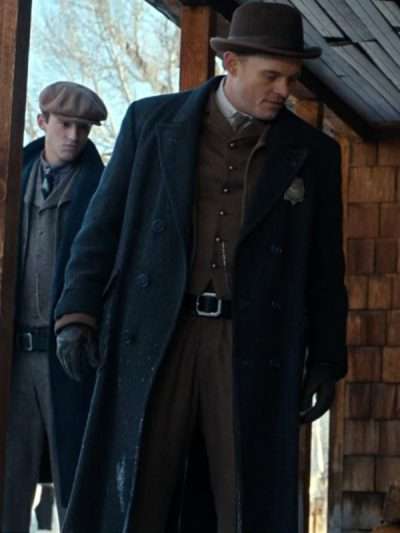 Tyler Bryan 1923 S02 Blue Trench Coat