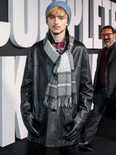 Timothée Chalamet A Complete Unknown 2024 Black Leather Jacket
