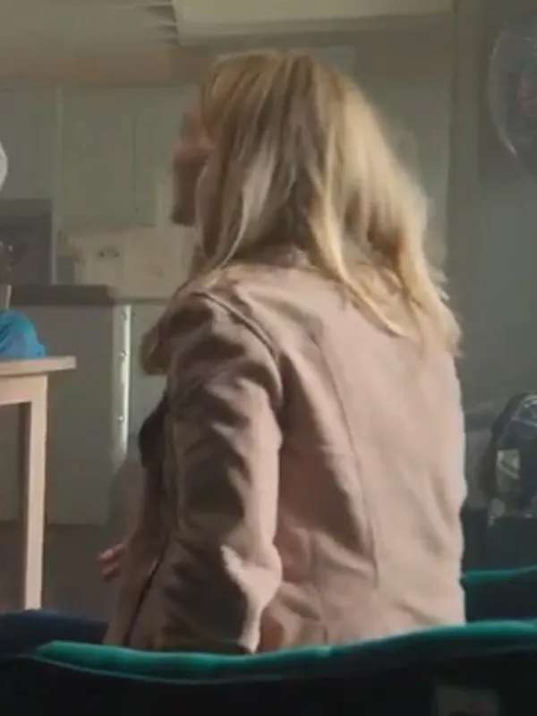 Eva Birthistle Bad Sisters 2022 Beige Suede Leather Jacket