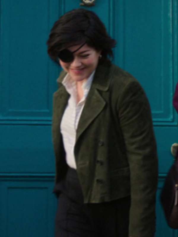Bibi Garvey Bad Sisters 2024 Green Suede Jacket