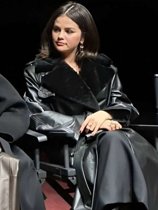 Selena Gomez Fur Coat