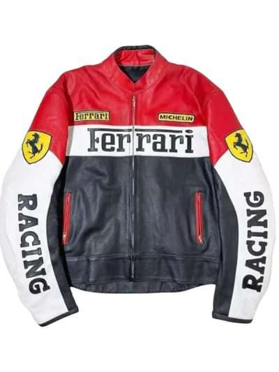 Ferrari Racing Leather Jacket