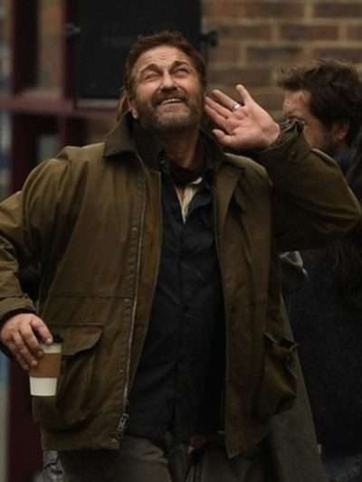 Gerard Butler Greenland Migration 2025 Green Jacket