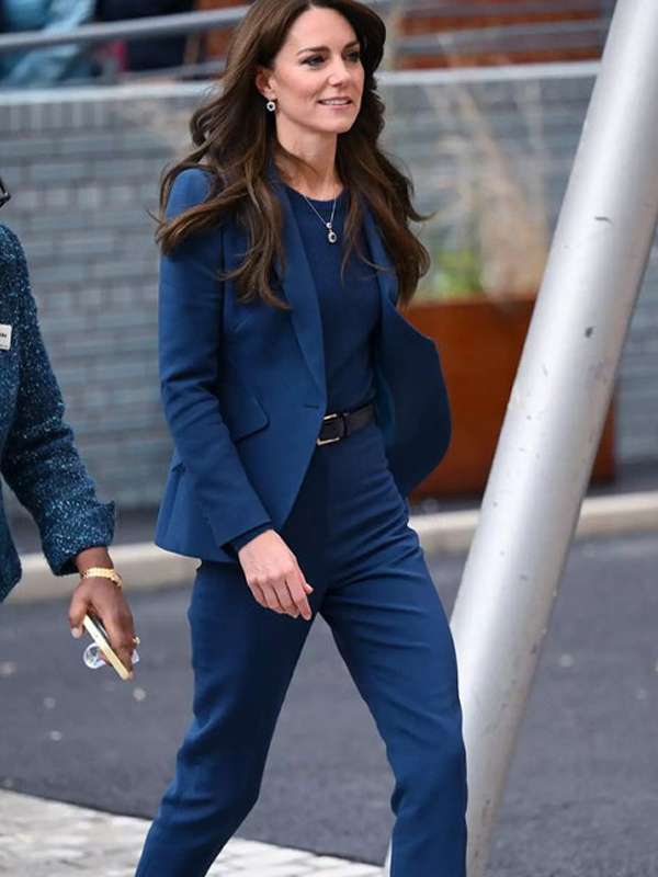 Kate Middleton Princess of Wales 2023 Blue Suit