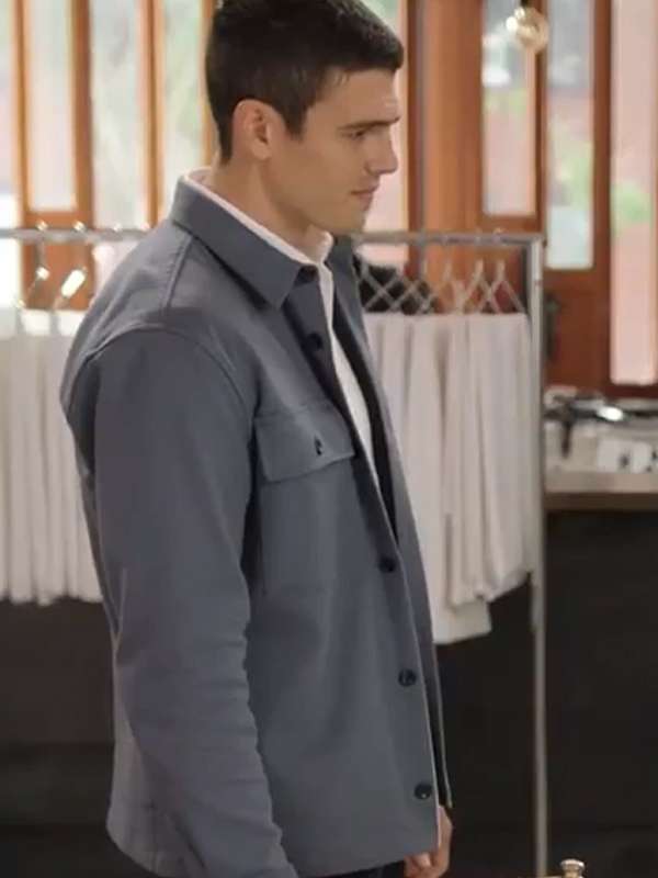 Laid S01 Isaac Grey Cotton Jacket