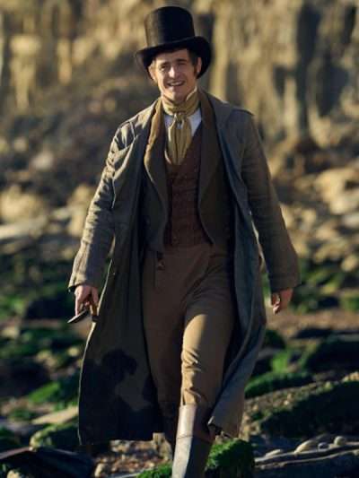 Max Irons Miss Austen Grey Trench Coat