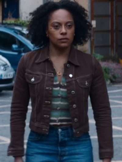 Missing You 2025 Kat Donovan Brown Cotton Jacket