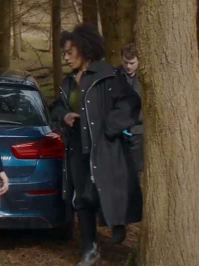 Missing You 2025 Rosalind Eleazar Black Coat