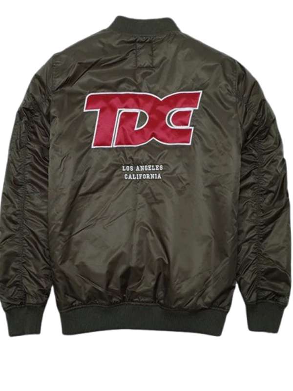 TDE Satin Bomber Jacket