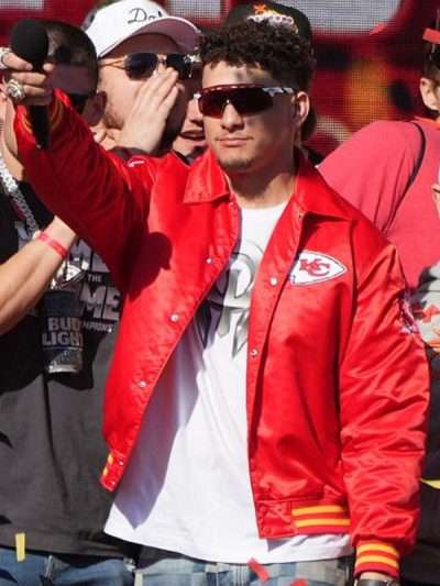 Patrick Mahomes Red Bomber Jacket