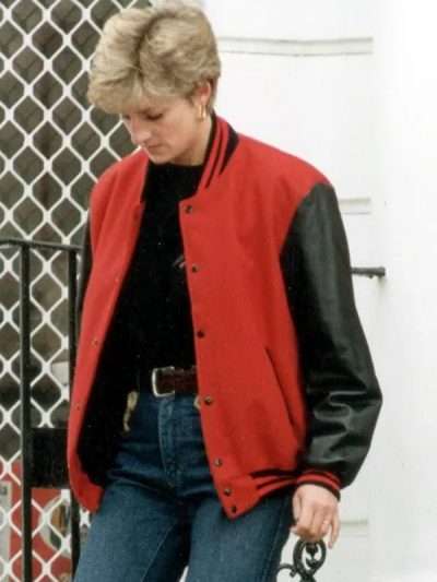 Red and Black Princess Diana Jacket