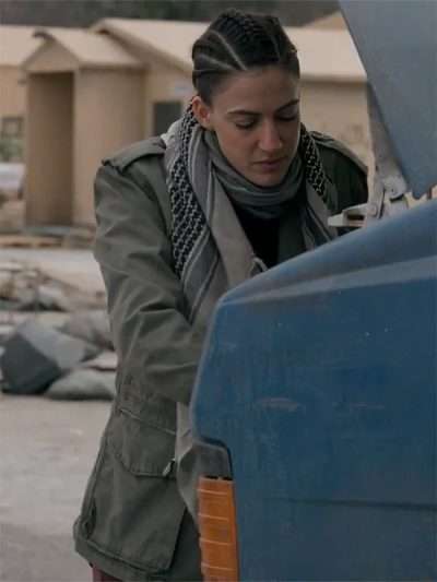 Rona-Lee Shimon Dirty Angels Movie Grey Cotton Jacket