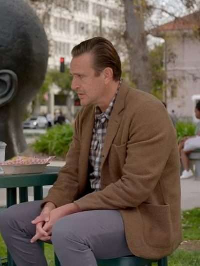 Jason Segel Shrinking S02 Brown Wool Blazer