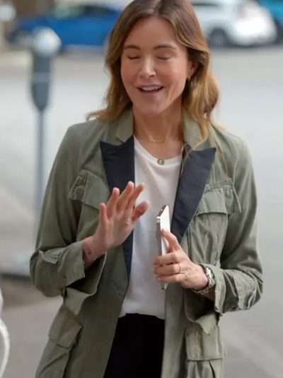 Liz Shrinking S02 Green Cotton Jacket