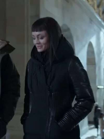 Max Meladze The Recruit Black Puffer Coat