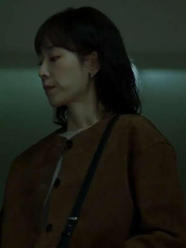 Seo Hyeon-jin The Trunk S01 Brown Suede Jacket